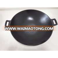 wok-wok factory directly supply cast iron wok to make delicious food